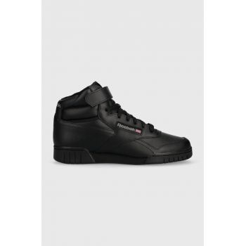 Reebok sneakers din piele EX-O-FIT HI culoarea negru, 100000109 ieftini