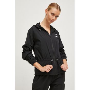 adidas Performance geacă femei, culoarea negru, de tranziție IS8968