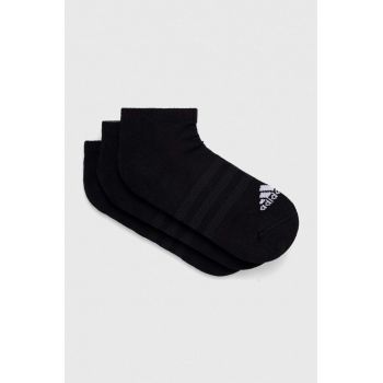 adidas șosete Low-Cut Socks 3-Pack culoarea negru IC1332