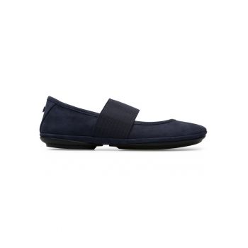 Balerini din piele nabuc Nina 1033
