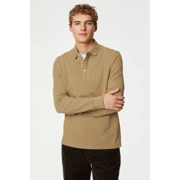 Bluza polo regular fit din bumbac