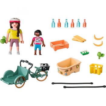 Jucarie 71306 Country cargo bike, construction toy