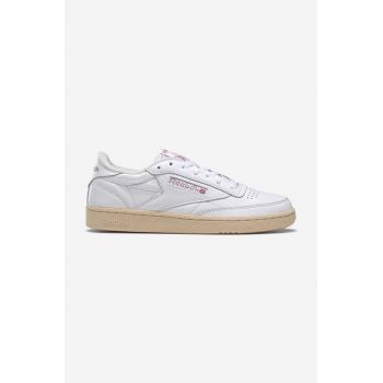 Reebok Classic sneakers din piele Club C 85 Vintage GY9739 culoarea alb GY9739-cream