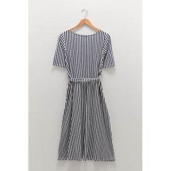 Rochie de bumbac cu croiala in A