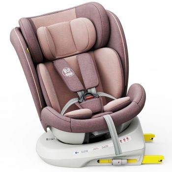 Scaun Auto Tweety Plus Deluxe Buf Boof i-size rotativ 360 cu Isofix 40-150 cm LightPurple