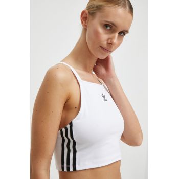 adidas Originals top femei, culoarea alb IN8377