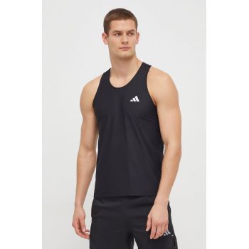 adidas Performance tricou de alergare Own The Run culoarea negru IN1499 de firma original