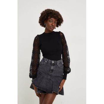 Answear Lab pulover femei, culoarea negru, light la reducere