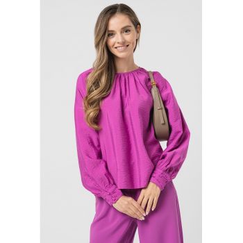 Bluza cu maneci bishop Guaca