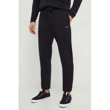 BOSS pantaloni de lounge culoarea negru, uni 50515365 ieftini