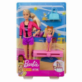 Papusa Barbie Cariera In Sport Antrenoare De Gimnastica