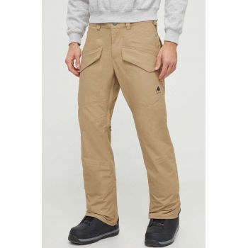 Burton pantaloni Covert 2.0 Insulated culoarea bej de firma originala