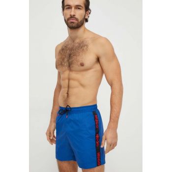 HUGO pantaloni scurți de baie culoarea bleumarin 50500973