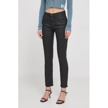 Pepe Jeans jeansi femei, culoarea negru