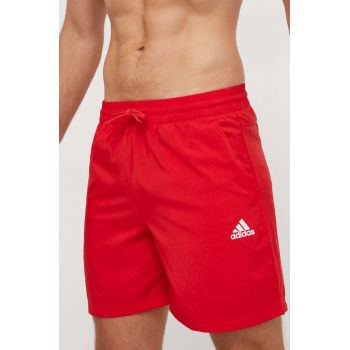 adidas pantaloni scurți bărbați, culoarea roșu IC9394 ieftini