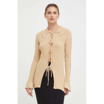 By Malene Birger cardigan culoarea bej, light