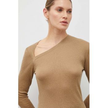 Day Birger et Mikkelsen pulover din amestec de lana femei, culoarea bej, light de firma original