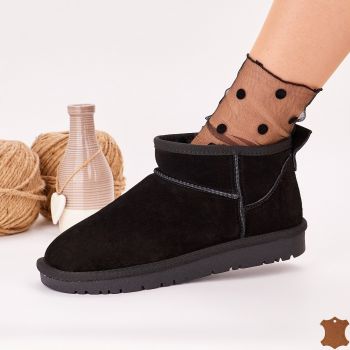 Ghete Damă Negre Tip UGG Piele Naturala Adeva de firma originala