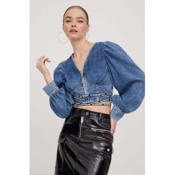 Karl Lagerfeld Jeans bluza subtire de blugi femei, neted
