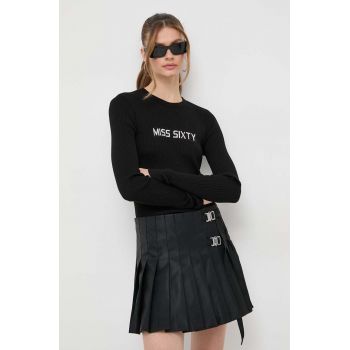 Miss Sixty pulover de lana femei, culoarea negru, light de firma original