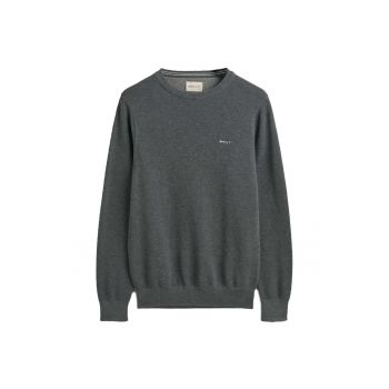 Bluza de trening din bumbac cu decolteu la baza gatului