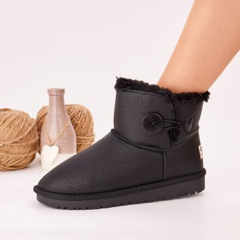 Ghete Dama Negre Tip UGG Pova de firma originala