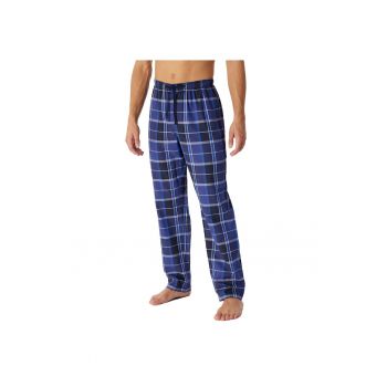 Pantaloni de pijama cu model in carouri si snur