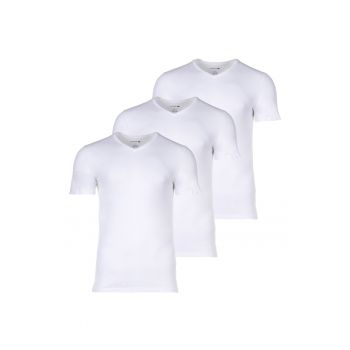 Set de tricouri slim fit cu decolteu in V - 3 piese ieftin