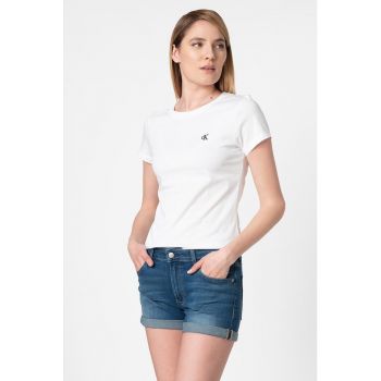 Tricou slim fit din bumbac organic J20J212883