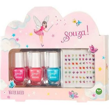 Set Elf Nail Polish Set  Stickers Roz