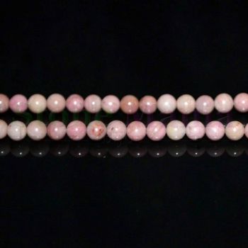 Colier rodonit roz sfere 6mm de firma original