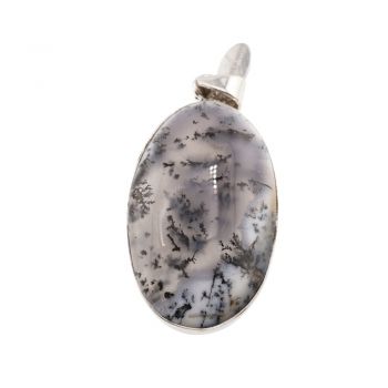 Pandantiv opal dendritic cu montura din argint 925 a6