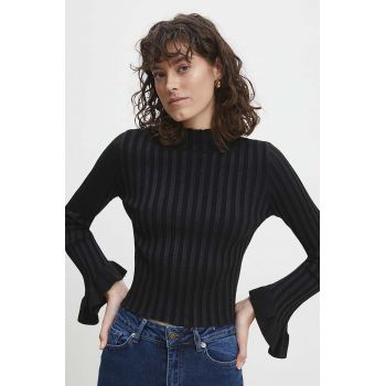 Answear Lab pulover culoarea negru