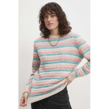 Answear Lab pulover de lana culoarea roz de firma original