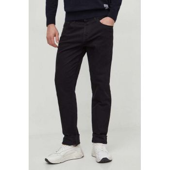Armani Exchange jeansi barbati, culoarea negru de firma originali