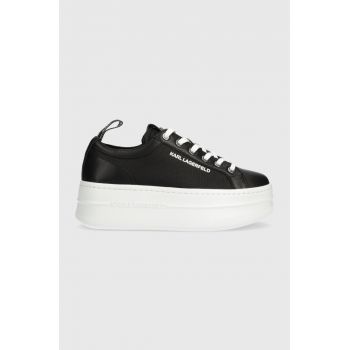 Karl Lagerfeld sneakers KOBO III culoarea negru, KL65019