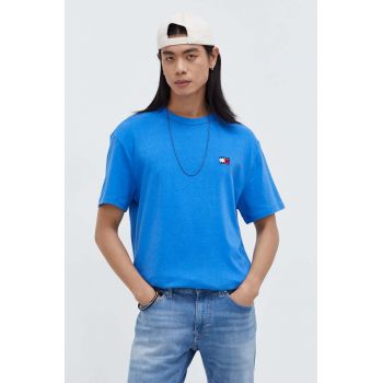 Tommy Jeans tricou din bumbac bărbați, cu imprimeu DM0DM17995