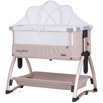 Patut Co-Sleeper Chipolino Baby Boss humus la reducere