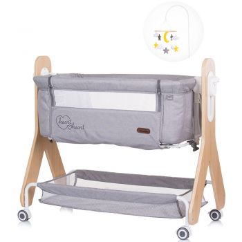 Patut Co-Sleeper Chipolino Heart 2 Heart glacier la reducere