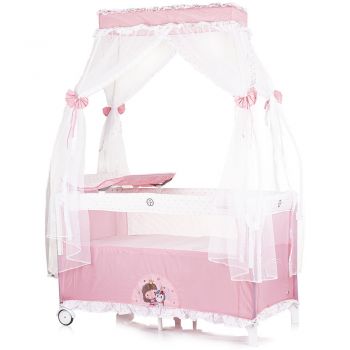 Patut pliabil Chipolino Palace Princess pink de firma original