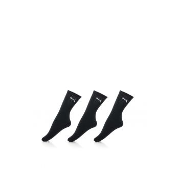 Set de sosete negre cu logo Sport - 3 perechi