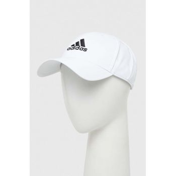adidas șapcă culoarea alb, cu imprimeu II3552