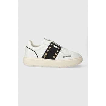 Love Moschino sneakers culoarea alb JA15366G1IIQA10A