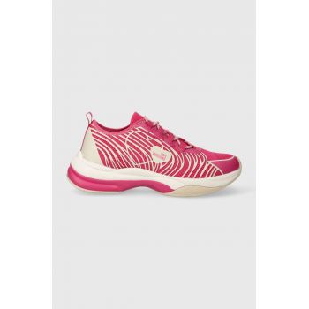 Love Moschino sneakers culoarea roz JA15315G1IIZX60A de firma originali