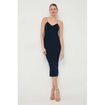 MICHAEL Michael Kors rochie culoarea albastru marin, mini, mulata de firma originala