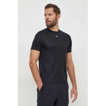 Reebok tricou de alergare culoarea negru, modelator