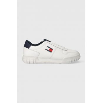 Tommy Jeans sneakers TJM CUPSOLE ESS culoarea alb, EM0EM01396