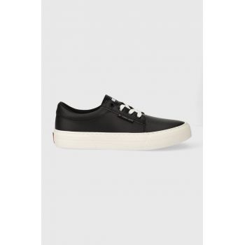 Tommy Jeans sneakers TJM VULC. SKATE DERBY ESS culoarea negru, EM0EM01400