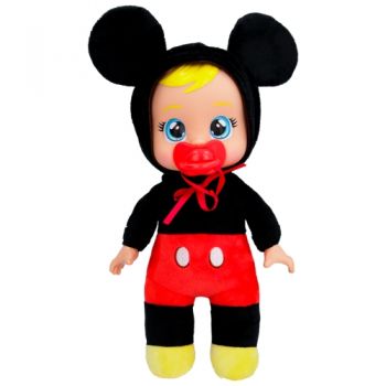 Papusa Bebelus Cry Babies IMC Tiny Cuddles Mici Imbratisari Mickey 917880-917903