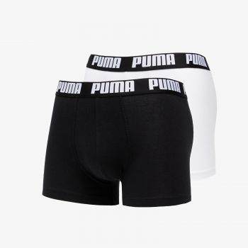 Puma 2 Pack Basic Boxers White/ Black de firma originali